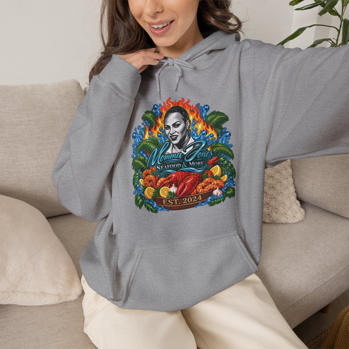 Palms by the Sea Pullover Hoodie — MJS