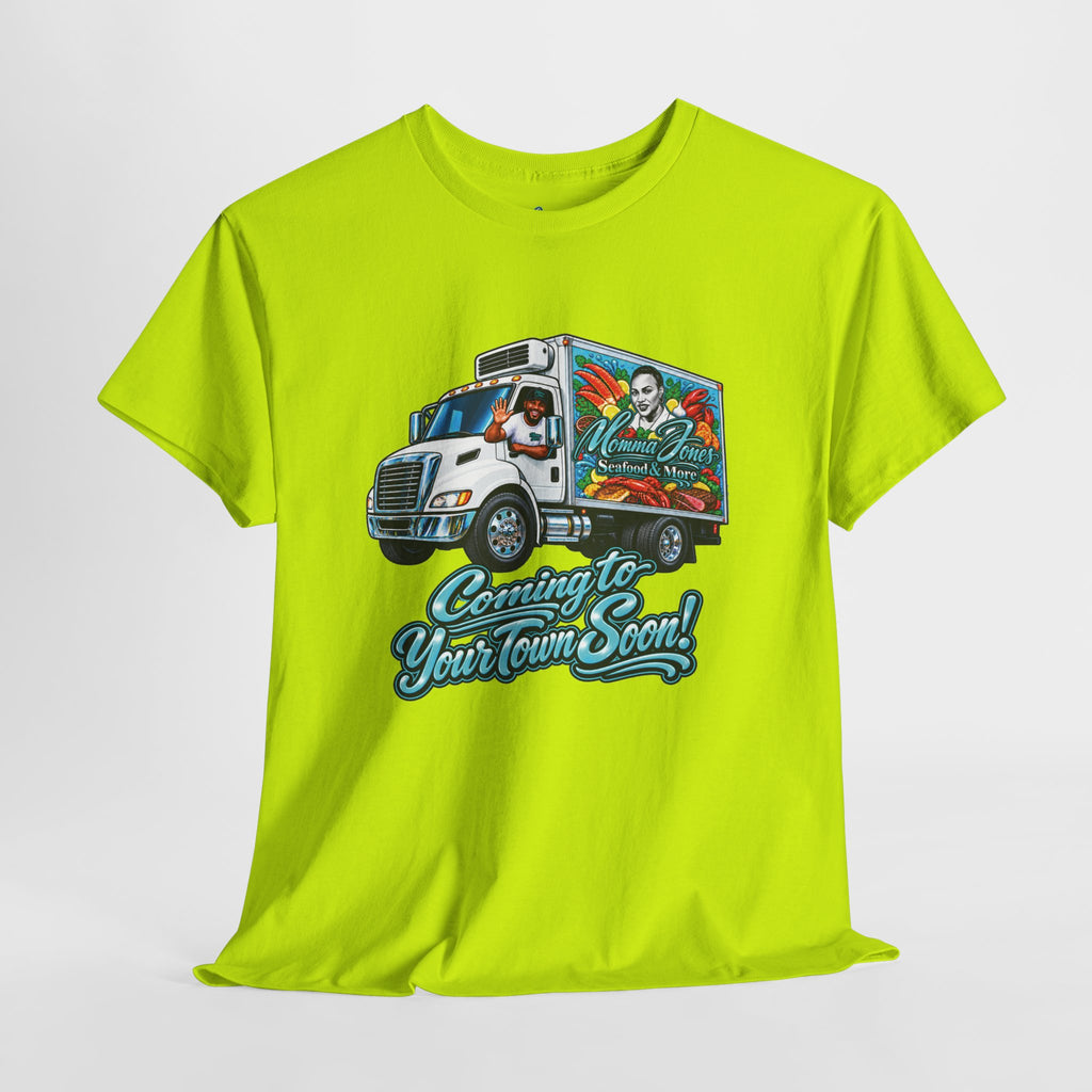 Momma Jones Truck Tour Graphic Tee — "Coming to Your Town Soon!"