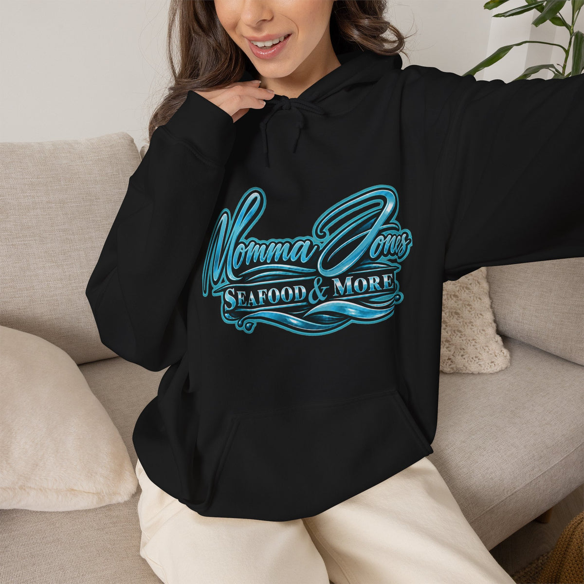 Momma Jones Seafood & More Signature Pullover Hoodie