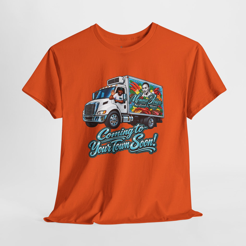 Momma Jones Truck Tour Graphic Tee — "Coming to Your Town Soon!"