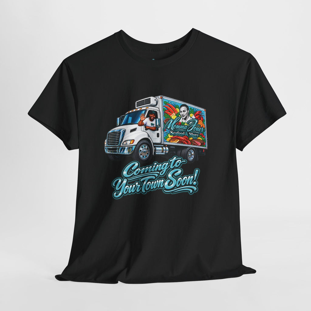 Momma Jones Truck Tour Graphic Tee — "Coming to Your Town Soon!"