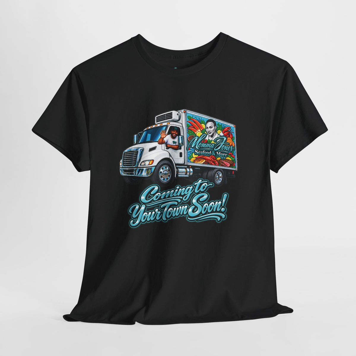 Momma Jones Truck Tour Graphic Tee — "Coming to Your Town Soon!"