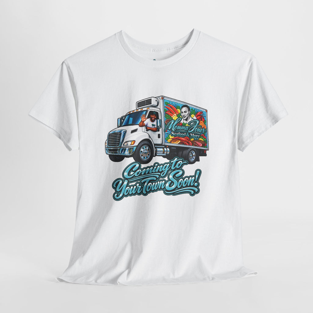 Momma Jones Truck Tour Graphic Tee — "Coming to Your Town Soon!"
