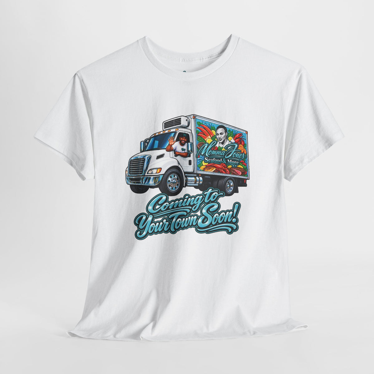 Momma Jones Truck Tour Graphic Tee — "Coming to Your Town Soon!"