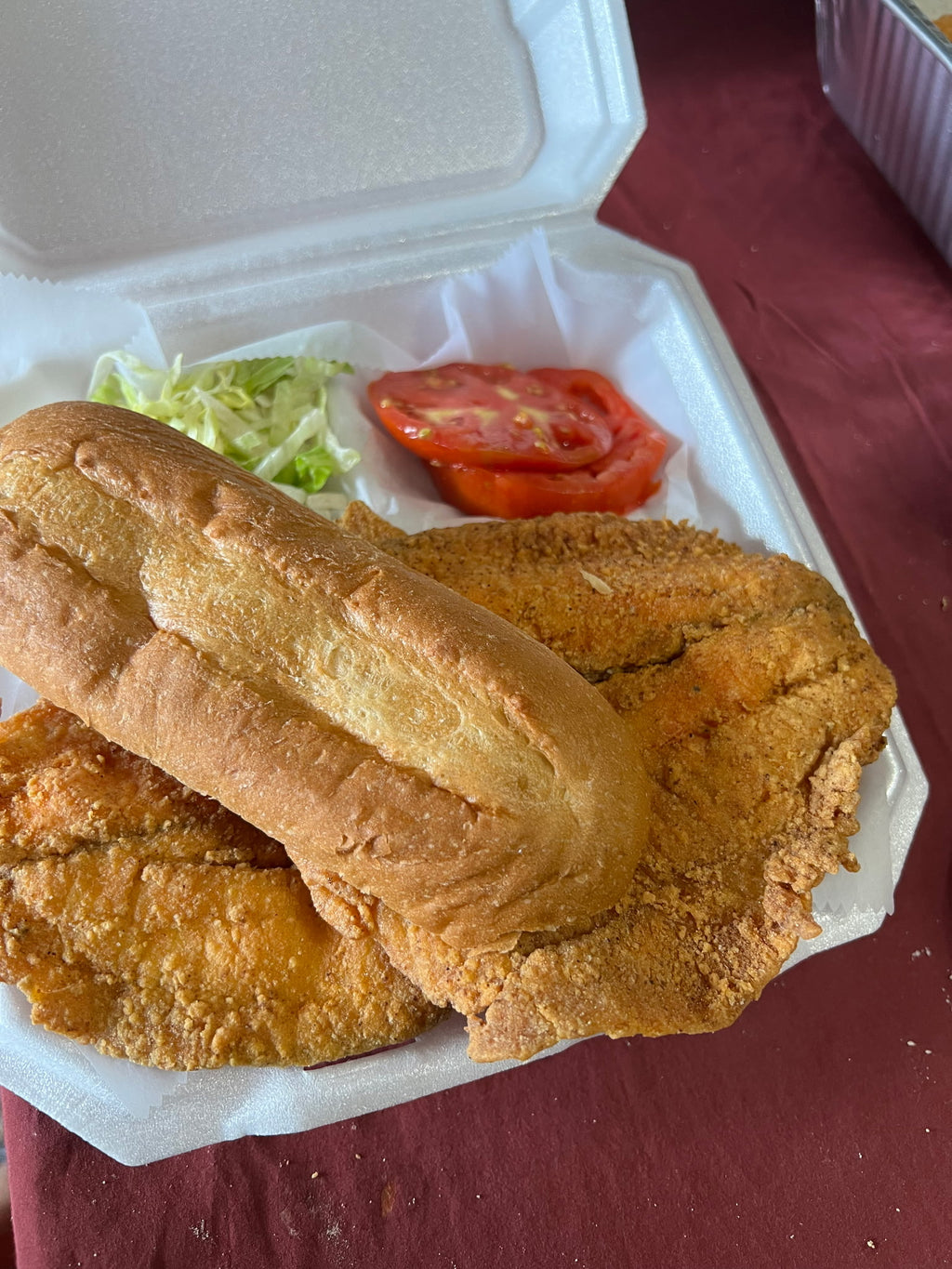 FISH FRY FRIDAYS: Jumbo Fish Sandwich (Tilapia)