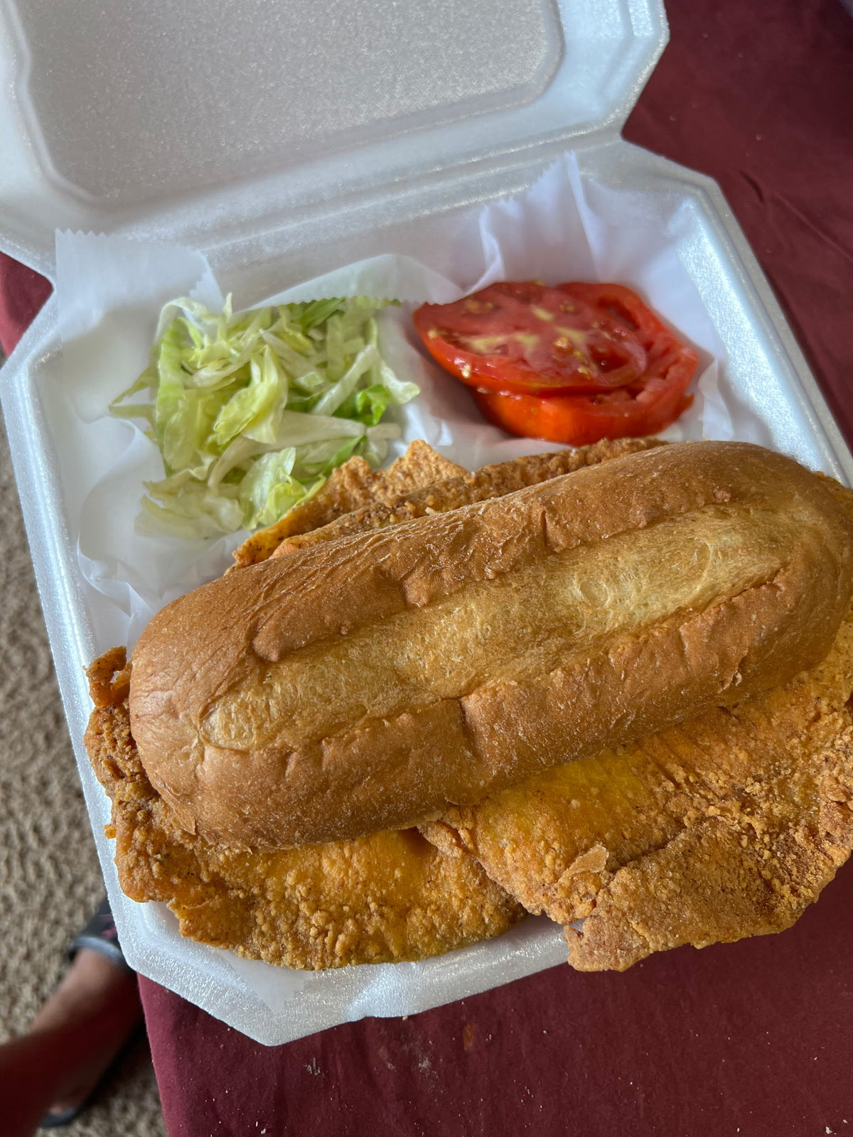 FISH FRY FRIDAYS: Jumbo Fish Sandwich (Tilapia)