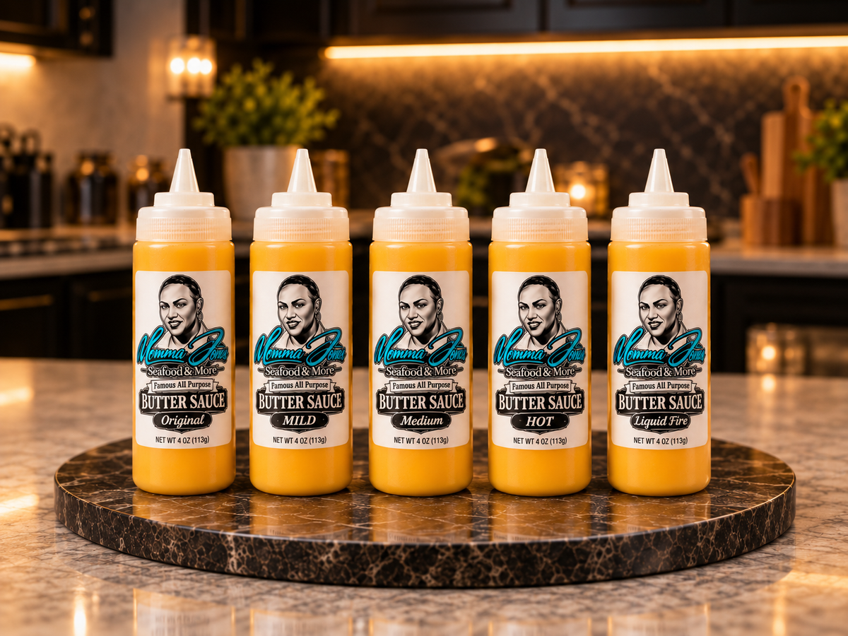 Momma Jones's Seasoning & Sauce Sampler — Mix & Match 4 or 5 Flavors