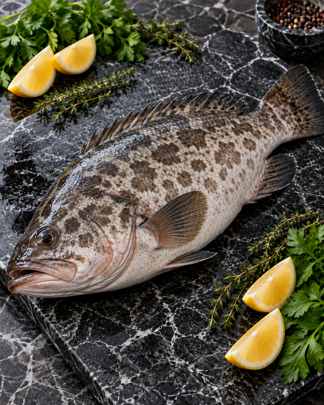 Fresh Whole Grouper Fish