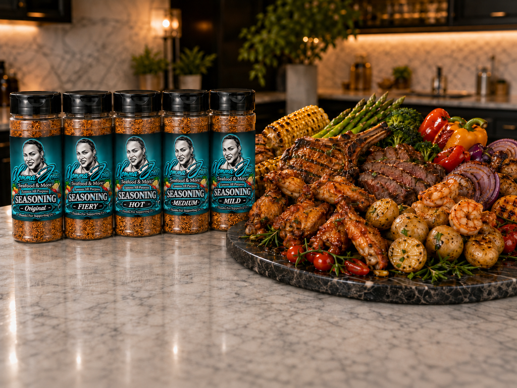 Momma Jones's CUSTOM SEASONING & BUTTER SAUCE BLENDS